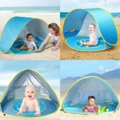 Seidon Strandtent Baby - Pop Up Tent - UV Bescherming - Baby En Kind - Waterdicht - Zwembadje - UV Bescherming -Campingaz winkel 1200x1200 91