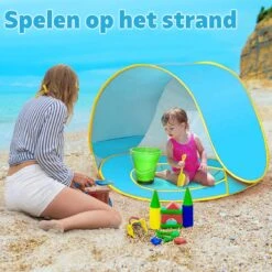 Seidon Strandtent Baby - Pop Up Tent - UV Bescherming - Baby En Kind - Waterdicht - Zwembadje - UV Bescherming -Campingaz winkel 1200x1200 92