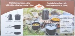 ESSCHERT DESIGN Pannenset Kampvuur - 4 Delig - Outdoor - Metaal -Campingaz winkel 1200x581 3