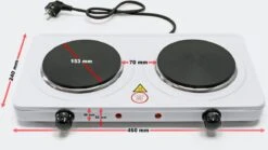 Dubbele Elektrische Kookplaat 2-Pits - Losse Camping Kookstel Fornuis - Kooktoestel Kampeer Kookstel -Campingaz winkel 1200x675 2