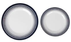 Bo-Camp - Servies - Classic - 16-Delig - Wit/Navy -Campingaz winkel 1200x710 2