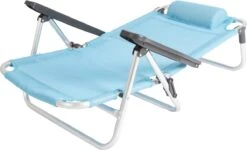 Bo-Camp Beach Chair - Monaco - Aluminium - Blauw -Campingaz winkel 1200x728 1