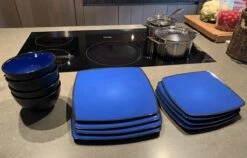 Camping Servies - 12 Delig – 100% Melamine Servies Set – Campingservies – Melamine Servies - Blue Ocean -Campingaz winkel 1200x766 1