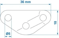 PROPLUS 10x Stuks Scheerlijn Driehoek Spanners Van Metaal - Scheerlijnspanners Voor Tenten, Luifels En Windschermen -Campingaz winkel 1200x775