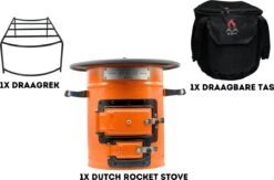 Dutch Rocket Stove - Rocket Stove - Kooktoestel Op Houtvuur - Met Draagtas - Dutch Oven -Campingaz winkel 1200x793 7