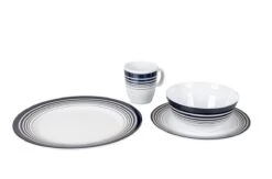 Bo-Camp - Servies - Classic - 16-Delig - Wit/Navy -Campingaz winkel 1200x794 70