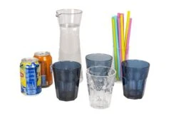 Bo-Camp - Wijn/Limonade Glas - Campingglas - Mix & Match - 400 Ml - 4 Stuks -Campingaz winkel 1200x794 87