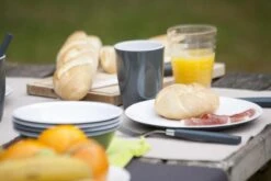 Bo-Camp Servies - Campingbord - 100% Melamine - 16-delig - Grijs -Campingaz winkel 1200x800 77