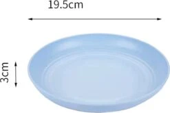 Merkloos Green-goose® Bio-based Borden | Set Van 4 | 19.5x3 Cm | Duurzame, Vaatwasserbestendige Borden Voor Camping, Vakantie Of Picknick | Vaatwasserbestendig -Campingaz winkel 1200x801 5