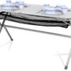 Campart Campingtafel XL TA-0806 - Opvouwbaar, Lichtgewicht En Met Verstelbare Poten - Kampeertafel Inklapbaar Inclusief Opbergtas - 140 X 80 X 70 Cm - Wit -Campingaz winkel 1200x811 1