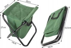 Viskrukje - Visserstoel - Campingstoel - Toeristen Visstoel - Reiskruk - Zak Met Ritssluiting - Opvouwbaar - Draagbaar - 26 CM - Rheme -Campingaz winkel 1200x814 2