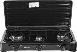 Zilan - Gas Kooktoestel 3 Pits - Campingkooktoestel - Gaskookplaat - Zwart -Campingaz winkel 1200x816 3