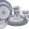 Bo-Camp - Servies - Campingbord - 16-Delig - Old Dutch - Blauw Servies -Campingaz winkel 1200x817 2