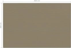 VidaXL Tenttapijt 400x600 Cm Taupe -Campingaz winkel 1200x819