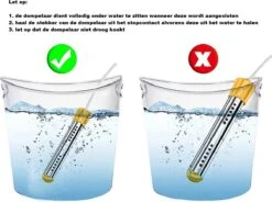 Dompelaar 2000W Incl. Thermometer & Staalspons - Reisdompelaar - Emmerdompelaar - Waterkoker - Camping - Kamperen - Outdoor -Campingaz winkel 1200x895 2