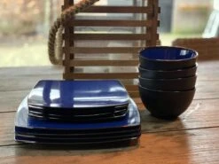 Camping Servies - 12 Delig – 100% Melamine Servies Set – Campingservies – Melamine Servies - Blue Ocean -Campingaz winkel 1200x900 22