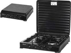 Zilan - Gas Kooktoestel 4 Pits - Campingkooktoestel - Gaskookplaat - Zwart -Campingaz winkel 1200x909 1