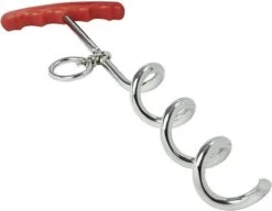 PROPLUS Pro Plus Aanlegspiraal - Hondenpen Met Handvat En Ring - Lengte 39 Cm