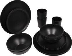 Bo-Camp Industrial - Servies - Orville - Campingbord - 16-delig - Mat Zwart 15 Bo-Camp Industrial - Servies - Orville - Campingbord - 16-delig - Mat Zwart -Campingaz winkel 1200x938 1