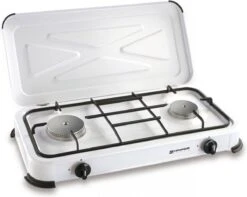 Kemper Gas Kooktoestel - Campingkooktoestel - INCLUSIEF Installatiesetje - Met 2 RVS Branders - 2600W -Campingaz winkel 1200x959 2