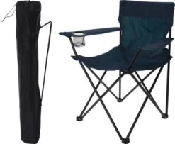 Redcliffs Opvouwbare Campingstoel Donkerblauw - Vouwstoel - Dark Petrol