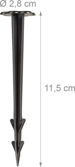 Relaxdays Grondzeilpen Kunststof - 100 Haringen - Grondpen Tuinzeil - Grondharing Set -Campingaz winkel 538x1200 1