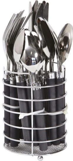 Bo-Camp - Bestekset - In Mandje - 24-Delig - 6 Persoons -Campingaz winkel 544x1200