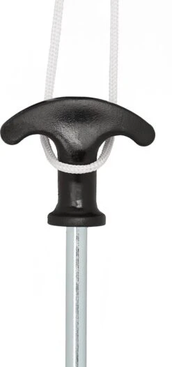 Relaxdays Tentharingen - Haringen - Schroefharingen - T-haring - 12 Stuks - Grondpennen - Zwart -Campingaz winkel 564x1200