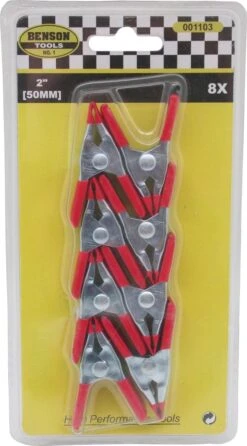 Benson Metalen Veerklem - 50 Mm - 8 Stuks 23 Benson Metalen Veerklem - 50 Mm - 8 Stuks -Campingaz winkel 665x1200