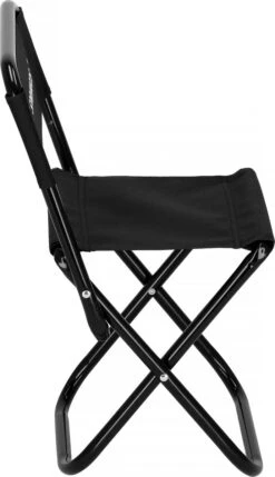 Springos Campingstoel | Kampeerstoel | Vouwstoel | Klapstoel | Zwart -Campingaz winkel 691x1200