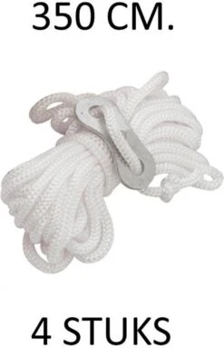 Benson Touw Scheerlijn 3.5 Meter + Klemmen - 4 Stuks -Campingaz winkel 773x1200