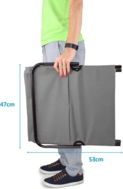 Strandmat Opvouwbaar Met Schouderband - Strandstoel Grijs 145x47x52 -Campingaz winkel 779x1200