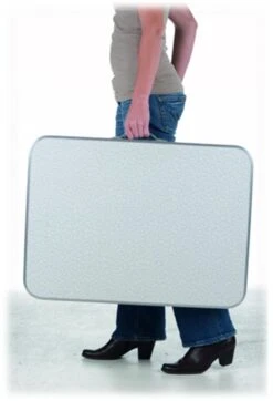 Merkloos Aluminium Inklapbare Tuintafel - Campingtafel - 80x60x68 Cm -Campingaz winkel 818x1200