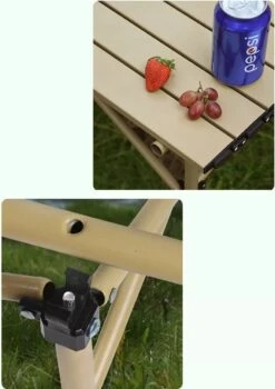 Buxibo - Lichtgewicht Vouwbare Campingtafel - Inklapbaar - Vis/Tuin/Picknick Tafel - Kamperen - Met Opberghoes - Aluminium - Grijs -Campingaz winkel 848x1200 1