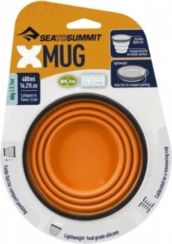 Sea To Summit X-Mug - Campingservies Inklapbaar - Mok - Oranje - 110mm -Campingaz winkel 850x1200