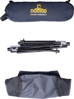 NOMAD® Campingstoel Compact | Ultra Lichtgewicht | Gemakkelijk Meenemen | Supersterk | Comfortabel | Snel Op Te Zetten -Campingaz winkel 892x1200
