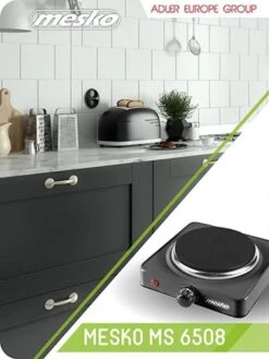 Elektrische Kookplaat - 1 Pit MS 6508 Mesko -Campingaz winkel 900x1200 3