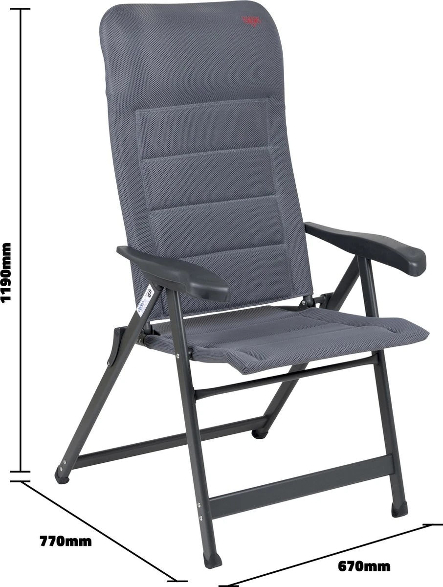 Crespo Standenstoel - AP-237 Air-Deluxe - Grijs (86) 6 Crespo Standenstoel - AP-237 Air-Deluxe - Grijs (86) - Afbeelding 5