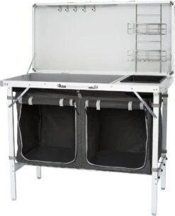 Campart Campingkeuken KI-0757 – Complete Keuken En Campingkast – Opvouwbaar En Inclusief Draagtas - Grijs 14 Campart Campingkeuken KI-0757 – Complete Keuken En Campingkast – Opvouwbaar En Inclusief Draagtas - Grijs -Campingaz winkel 969x1200 1